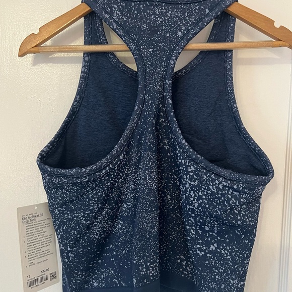 High Neck Ebb to Street Cropped Tank. - Picture 7 of 7